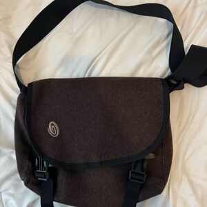 TIMBUK2 brown wool small messenger bag